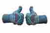 0100 Gunmetal Gray Simplyfire Heat Resistant Cooking Gloves Protects From Extreme Temperatures