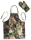 017-1930 Iwgac Home Decor Decorating Accents Camo Apron And Oven Mitt