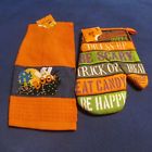 028332585545 Unbranded Nwt Lot Of Halloween Appliqued Kitchen Towel