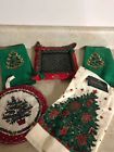 029441355937 Royal Terry Christmas Towels Potholder Table Protector Cover