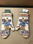029441370640 Home Trends Liberty Oven Mitts Two Teddy Bear