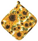 0316hp Great Finds Set Of Sunflowers Quilted Cotton Pot 846228069418