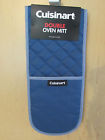 042887266773 Cuisinart Nwt Double Oven Mitt 100 Cotton Heavyweight Durable Blue
