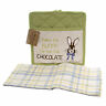 04961 Tabletop Follow The Bunny Towel Set Easter 762242437333