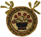 057-58 Park Designs Flower Basket Hooked Chair Pad 762242372146