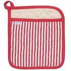 064180228364 Now Design Pot Holders Superior Narrow Red Stripe