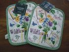 073558403081 Kitchen Trends Designers Pot Holders In Wild Flowers