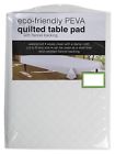 081481234863 Sultans Linens Peva Vinyl Quilted Table Pad Flannel