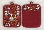 081481235839 Sultans Linens Fat French Sous Chef Pocket Potholders
