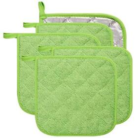 100% Cotton Kitchen Everyday Basic Terry Pot Holder Heat Resistant Coaster Potho
