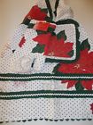 106002 Ridgefield Home Nwt Poinsettia Piece Gift Set Bib Apron Oven