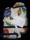 10959833475 Williams Sonoma Iznik Bright Floral Mitt Potholder Nwt