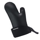 110117-10 Kitchen Grips Silicone Chefs Mitt Oven Small Black 790652202067