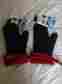 110117-11 Kitchen Grips Set Of Two Silicone Chefs Mitt Oven Black Cherry Size Small