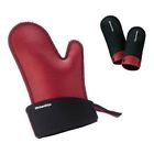 111116-504-10 Kitchen Grips Large Oven Mitt Pan Handle Holder Set Red