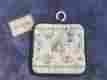0456944 11268 Naturewood Pfaltzgraff New Fabric Pot Holder Potholder Nwt Green Cream 045694112684