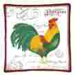12-439 Alice S Cottage Alices Colorful Bantam Rooster Large Spiced Hot Pad 803246066379