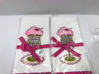 13303-146 Vera Bradley Tea Towel Olvia Pink Ice Cream 886003229439