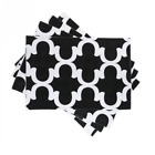 13p19-054311 Linentablecloth Black And White 848323028888