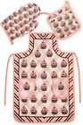 14146935 Everydayspecial Chef Pc Kitchen Set Collection Pink Cupcakes Apron Oven