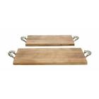 7586470 14671 Benzara Natural Finished Wood 758647146710