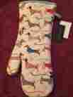 157893 Dauchshund Ulster Weavers Dachshund Wiener Dogs Oven Mit Glove Nwt