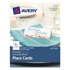 16109 Avery Textured Place Cards White