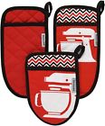 169119set 080 Kitchenaid Appliances Oven Mitts And Potholder Set Of 028332667852