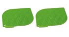 1702 Charles Viancin 2 Honeycomb Silicone Pot Holder Trivet Green 815086010023