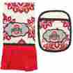 1791282-505 Evergreen Enterprises Ohio State Buckeyes Pot Holder And Kitchen Towel Set 808412149160