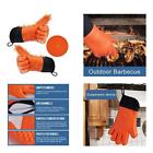 191869749817 Heat Resistant Oven Mitts Bbq Cooking Silicone Gloves