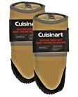 19399x2 Cuisinart Cotton Puppet Oven Mitt With Silicone Grip 021808503395
