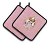 194030077962 Carolines Treasures Inc Jack Russell Terrier Pink Flowers