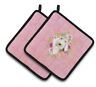 194030078679 Carolines Treasures Inc Lakeland Terrier Pink Flowers Pair
