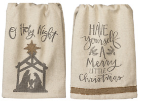 2 Piece Holiday Towels O Holy Night And Have Yourself A Merry Little Christmas