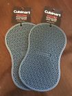 20617x2 Cuisinart Multipurpose Peanut Silicone Potholder And Trivet Emerald Green