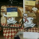 206928 206876 206863 206663 206698 Kitchen Chef Pizza Theme Linen Placemat Home Collection 6 Pcs Towel Set 2 Dish Tow Cloths Pot Holder Pads-chef Theam