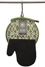 21203-greenwhite Gourmet Club Oven Mitt 021808510898