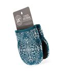 21205-teal Gourmet Club Mini Oven Mitts For Easy Gripping Heat Resistant