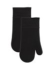 21256x2 Cuisinart Silicone Oven Mitts With Quilted Liner Black 021808511598