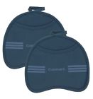 22254x2 Usinarts Cuisinart Potholder Set Kidney Shaped Blue 021808516449