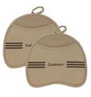 22255x2 Usinarts Cuisinart Potholder Set Kidney Shaped Tan 021808516456