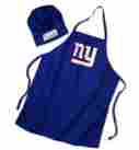 24079 Pro Specialties Group Inc Chef Hat Apron Sports Bbq Set Kitchen Nfl New York Giants