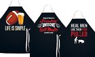 2422 Attitude Aprons New Its The Grillin Season Life Is Simple Football 640793383555