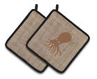24e6cffb6c1a4987a27eb326a3096bd0 Zoomie Kids Arian Octopus Potholder Set Of