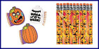 25-12980 Pumpkin Notepads Jack Lantern Pencils Set Pc Decorate 714639922236