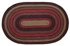 " 27 Rugs Jute Natural Tan Bingham Red Fiber Black Rectangle 108 Oval Braided