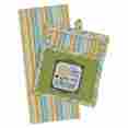 28110 Design Imports Decorative My Sunshine Potholder Dishtowel Set Embroidered Flowers 100 Cotton