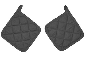 904.764.61 2pk Quilted Cotton Kitchen Poot Holders Cooking Baking Oven Pad Table Trivet Mat