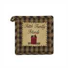 314-15f Park Designs Black Sturbridge Home Potholder Faith Family 762242432482